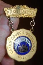 RARE ANTIQUE  1919 UCT UNITED COMMERCIAL TRAVELERS  PIN  PROVIDENCE RI.PINBACK picture