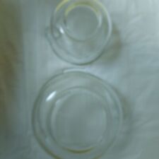 ORIGINAL GLASBAKE SMALL/LARGE Bowls for VINTAGE Sunbeam Mixer 10 16  USED picture