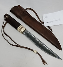 Yakutian knife, Hand forged Convex Edge traditional Yakut knife Carbon Steel picture
