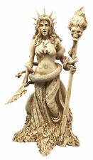 Ebros Greek Goddess White Sorceress Witchcraft Hecate Figurine Hekate Necroma... picture
