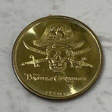 Disneyland Pirates of the Caribbean 55th Anniversary Exclusive Brass Medallion picture