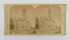 Purviance Intl Centennial Exposition Machinery Hall View of Building Stereoview picture