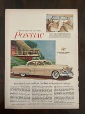 1954 Pontiac cream two door coupe Ad picture