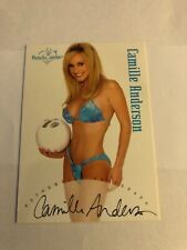 Camille Anderson, 2002, Bench Warmer, Authentic Autograph Card picture
