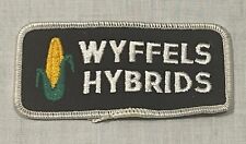 VINTAGE WYFFELS HYBRIDS SEED CORN PATCH FARMING ADVERTISING BLACK/WHITE picture