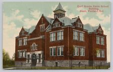 General Shanks Public School Building South Portland Indiana IN 1914 Postcard picture