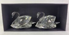 Swarovski Crystal Swan Figurine 3 Inches Lot 2 picture