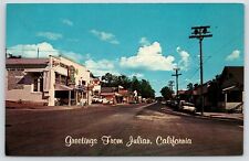 Julian California~Main St~1960s Station Wagon~Tozer Drugs~Texaco Gas Station~PC picture