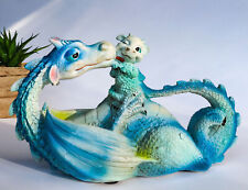 Ebros Lovely Dragon Mother with Baby Dragon Motherhood Family Resin Figurine picture
