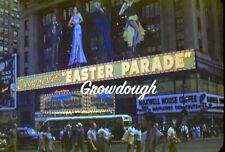 Original Irving Berlin Easter Parade Marquis NYC 1948 Kodachrome Photo Slide picture