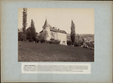 France, Haut-Saumont, Le Château vintage print print print period 34x25  picture