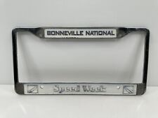 SCTA Bonneville National Speed Week License Plate Frame Chrome USA picture