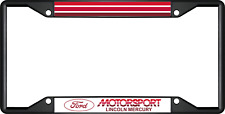 Ford Motorsport Lincoln Mercury Black License Plate Frame picture