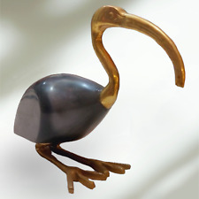 Ibis Thoth God Bird Ancient Egyptian Magic Statue Figurine Made Marvelous Brass picture