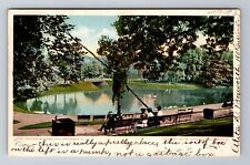 Providence RI-Rhode Island, In Roger Williams Park, Antique, Vintage Postcard picture
