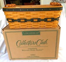 Longaberger Collector's Club 1997 Welcome Home basket combo NEW in BOX picture