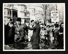 1969 East Boston MA Airport Neptune Road Protest Demonstration Sign Press Photo picture