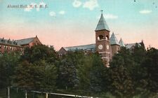 1916 Alumni Hall M.S.N.S Lush Trees Roadway Religious Building Posted Postcard picture