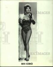 1980 Press Photo Entertainer Ann Corio - hcp31910 picture