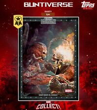 ⭐TOPPS MARVEL COLLECT 23 STERLING S2 Ghost Rider/Exhaust BATTLES EPIC CARD⭐ picture