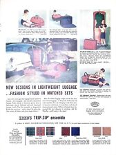 Vintage Magazine Ad Ephemera -Leed's Luggage picture