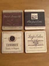 Cape Craftsman Angela Staehleng Set of 4 Art in Motion Wine Coasters 4 1/4” picture