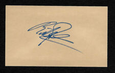 Rev. Billy Graham Crusade Autograph Reprint On 1950s 3x5 Card  picture