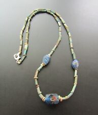 NILE  Ancient Egyptian Amulet Mummy Bead Necklace ca 600 BC picture