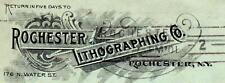 1901 ROCHESTER LITHOGRAPHING COMPANY NEW YORK*NY*COVER ENVELOPE TO WOODSTOWN NJ picture