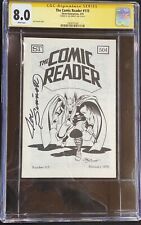 The Comic Reader #115 CGC 8.0 SS Signed Joe Sinnott picture