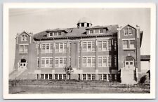 Postcard RPPC Public School Building Wilkie Saskatchewan Canada c1930s picture