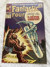 Fantastic Four 55 FN to VF- Marvel Stan Lee Classic Cover Thing Silver Surfer picture