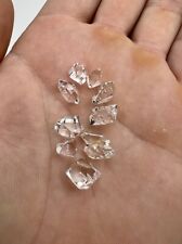 9 Genuine NY Herkimer Diamond Gems, Jewelry Grade, 8-13mm, 4.55 grams picture