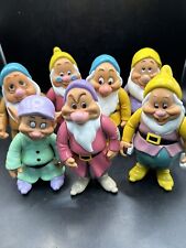 Vintage DISNEY Snow White 7 Dwarfs Rubber Figure 5