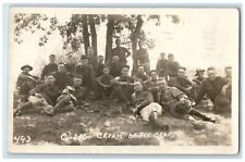 1932 Cream Of The Crop US Army Company Little Falls MN RPPC Photo Postcard picture