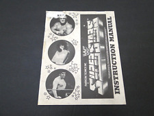 Vintage 1989 WWF Superstars Arcade Instruction Manual (Please Read Description) picture