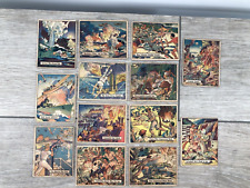 WW2 Picture Gum Tobacco Card Lot First American Shot General MacArthur Japanese picture