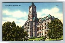 Pottsville PA-Pennsylvania Courthouse Vintage Souvenir Postcard picture