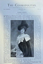 1902 London Society Countess of Westmoreland Lady Warwick Sibyl Napier picture