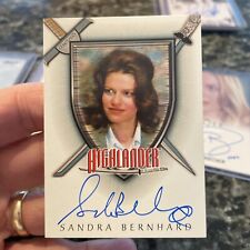 HIGHLANDER SANDRA BERNHARD as Carolyn Marsh  Auto card #A10 Signed Autographed picture