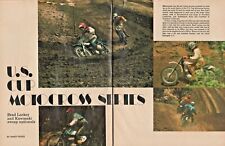 1972 US Cup Motocross Series - Brad Lackey - 6-Page Vintage Motorcycle Article picture