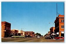 c1960s Looking South Broadway Bluff County Gering Nebraska NE Drugstore Postcard picture