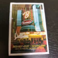 Brand New Vintage Binion's Las Vegas Casino Playing Cards Sealed Deck  picture