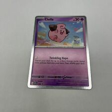 Pokemon TCG: Temporal Forces - Cleffa (SVP 095) Cosmos Holo Black Star Promo picture