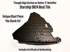SpaceX Starship SN24 S24 Heat Shield Tile Edge Blast Section w/ X Identifier picture