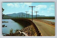 Sandpoint ID-Idaho, Two Mile Bridge, Pend Oreille River, Vintage Postcard picture