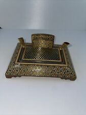 Handcrafted Esfahan Torkan Inlay Persian Khatam Marquetry Pen Card Holder picture