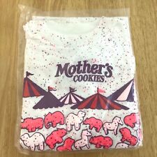 Vintage MOTHER'S COOKIES CIRCUS ANIMAL T SHIRT with Sprinkles Size S NEW NOS picture