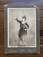 New York Performer Ella Chapman in Costume Antique Cabinet Card by Feinberg picture