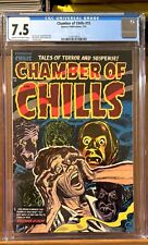 Chamber Of Chills #15 CGC 7.5 CR/OW Elias Madness Cover Precode Horror picture